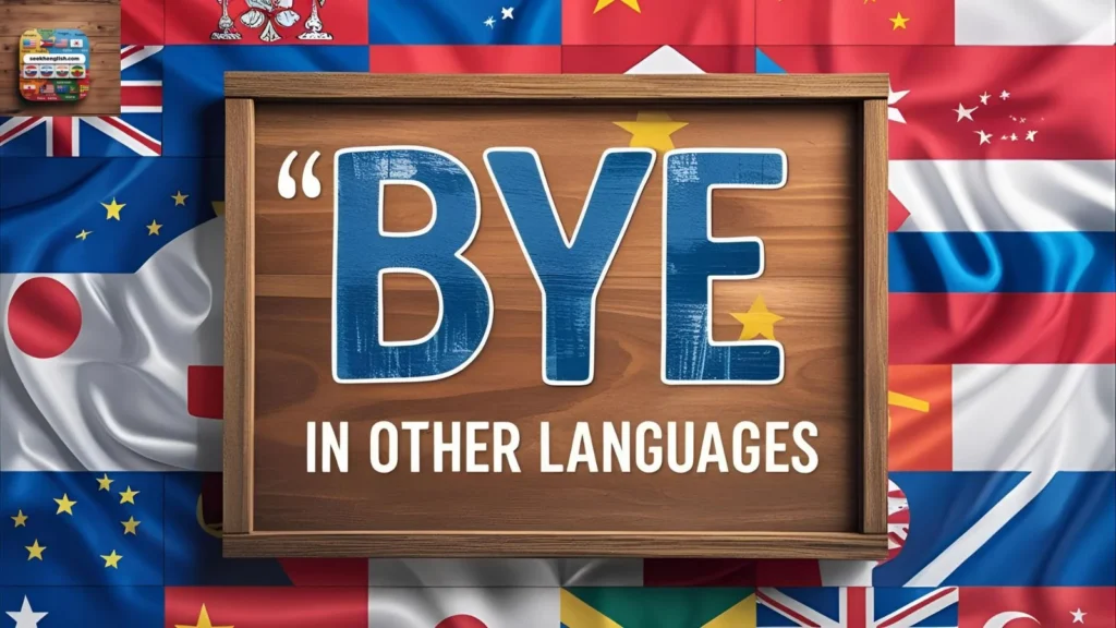 Bye in Other Languages
