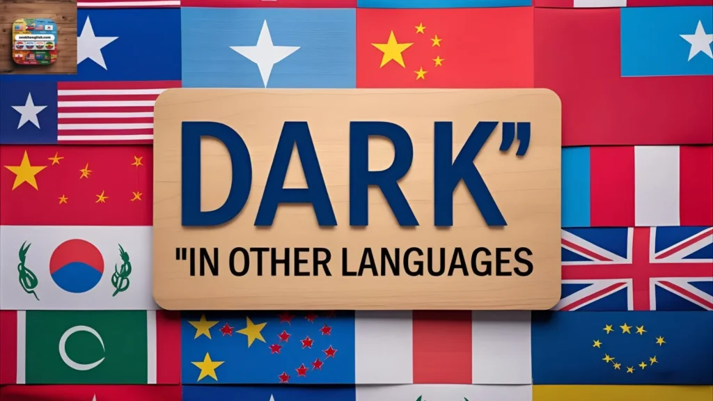 How to Say “Dark”