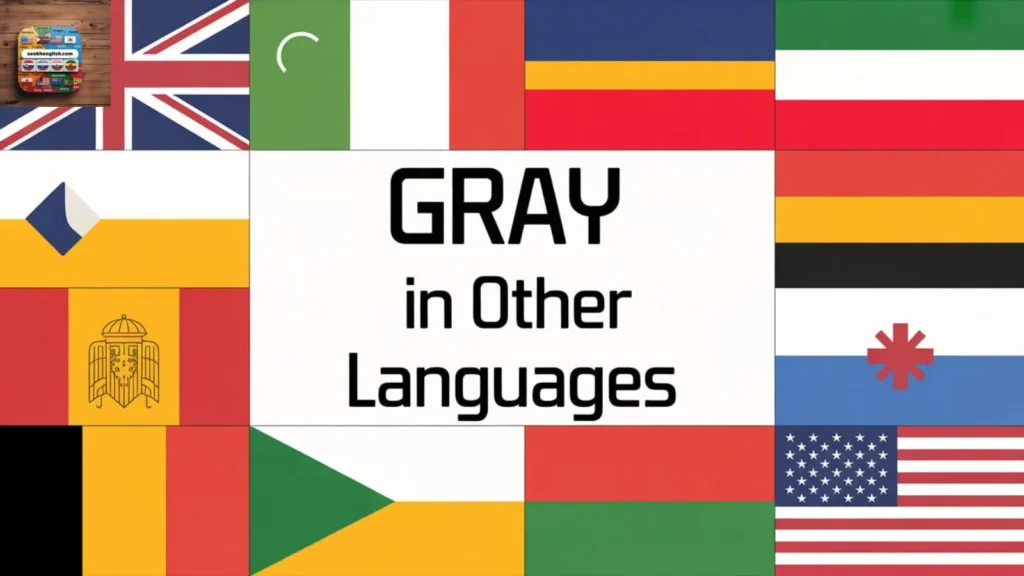 How to Say “Gray” in 85+ Different Languages