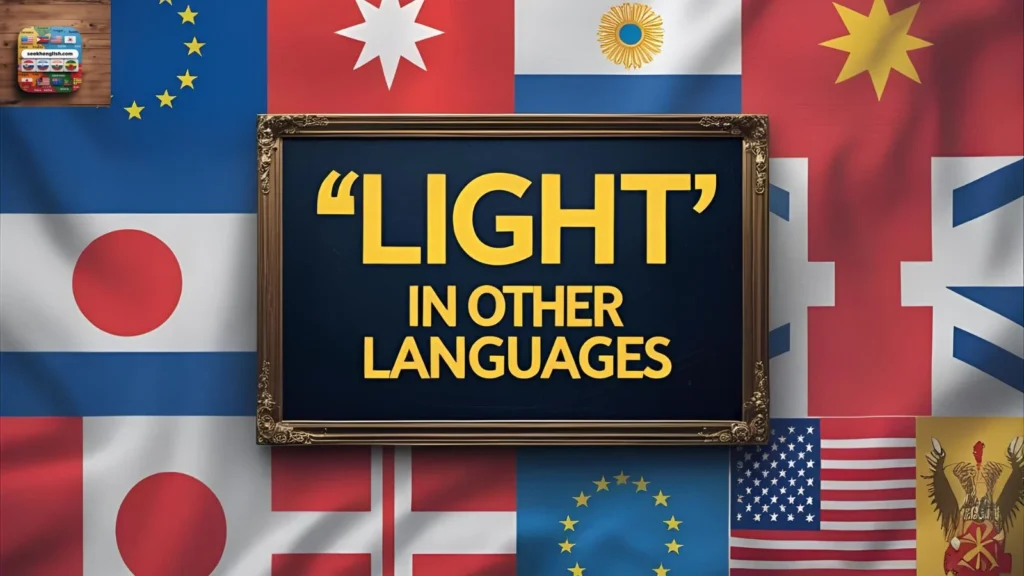 How to Say Light