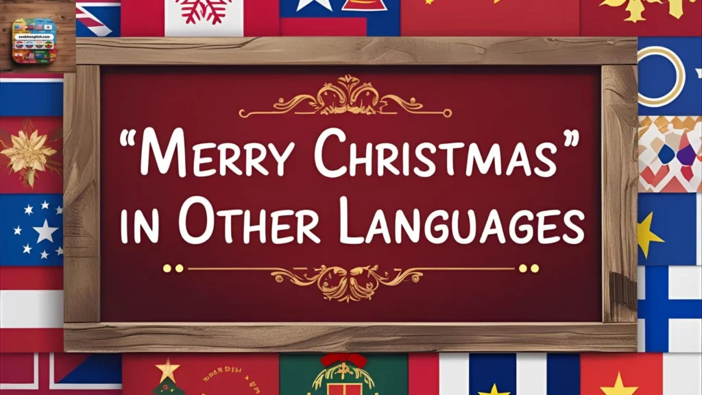 How to Say “Merry Christmas in other languages