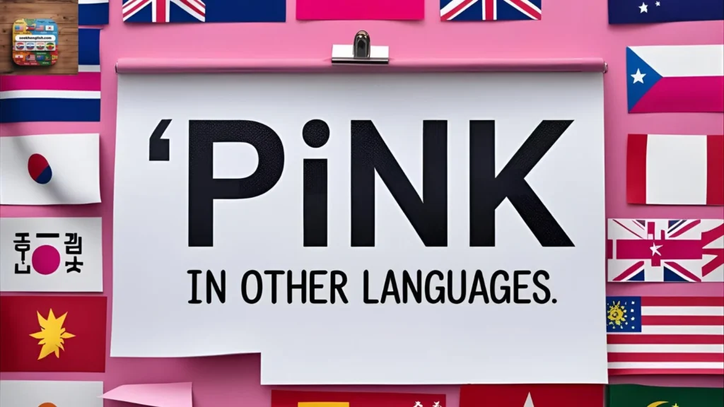 How to Say "Pink"