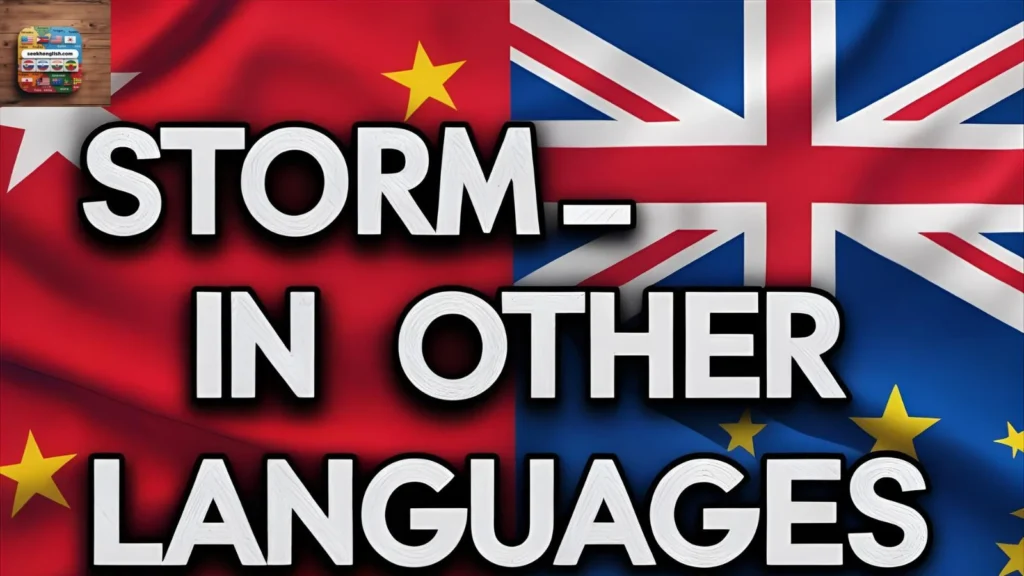 How to Say "Storm"