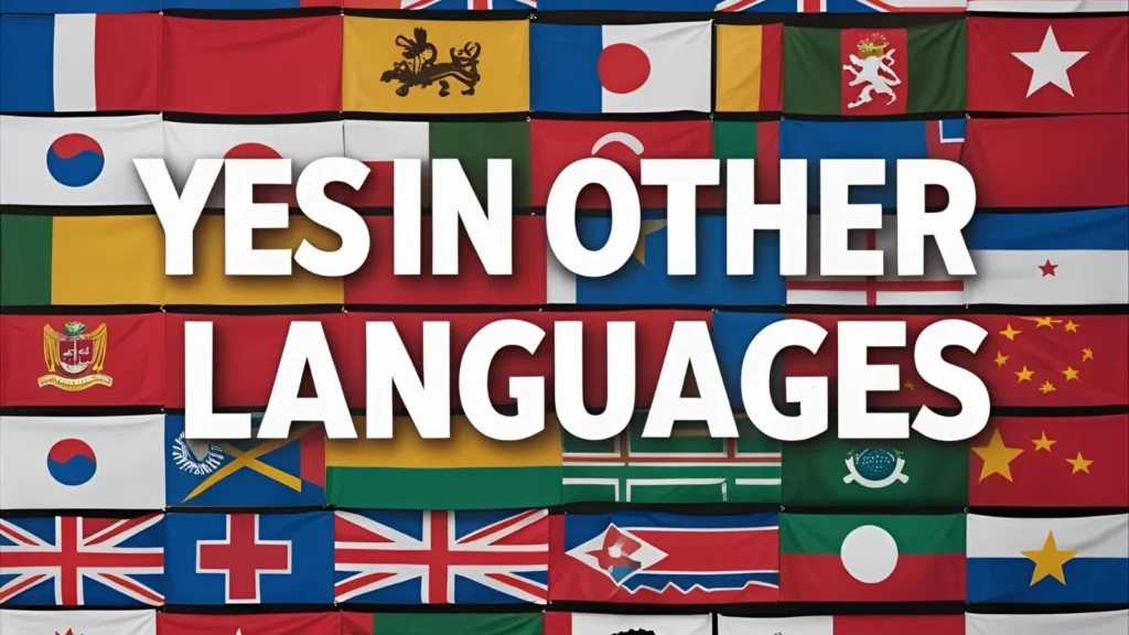 How to Say Yes in 85 Different Languages