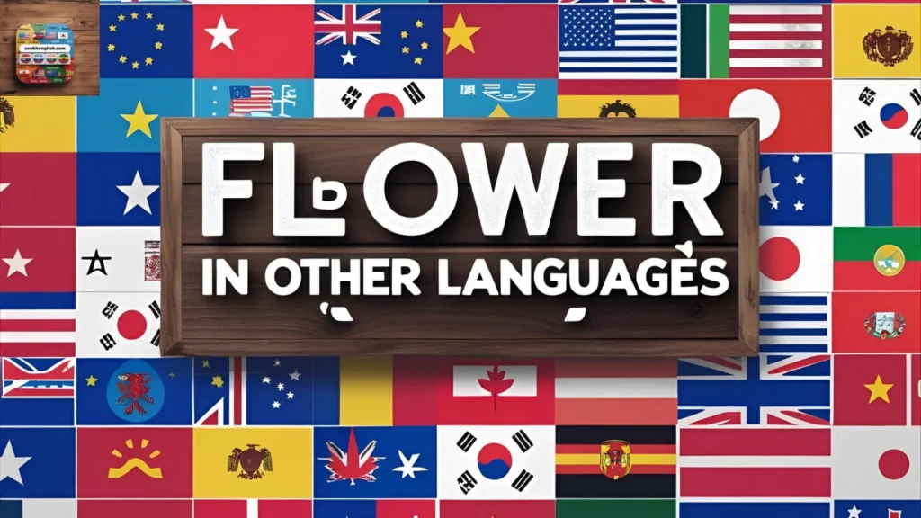How to Say "flower"