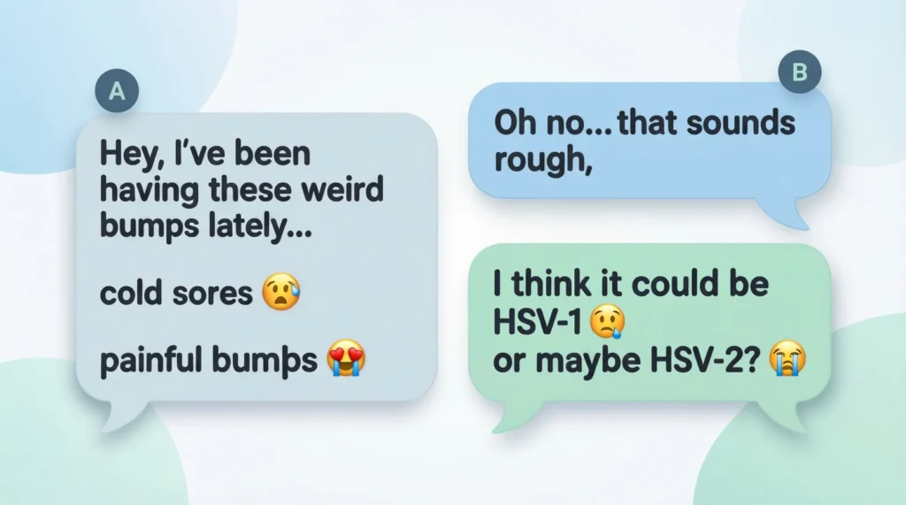Examples of How People Talk About Herpes