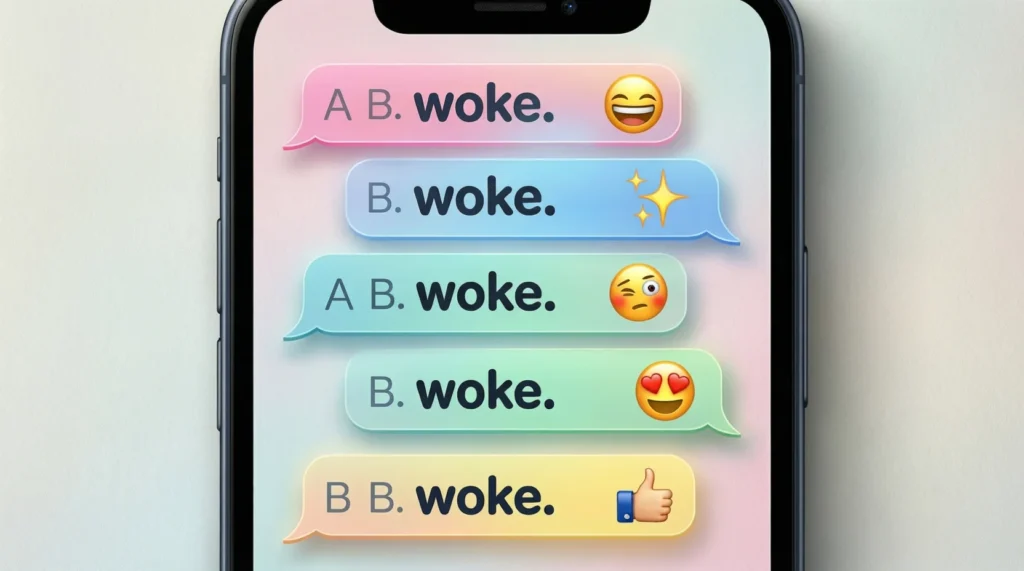 Examples of Woke in Conversation