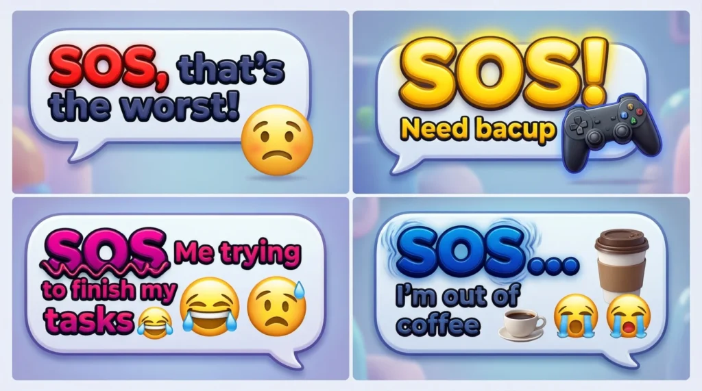 SOS in Conversations