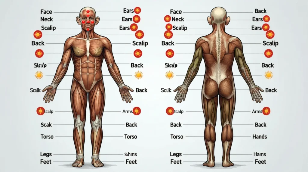 Skin Cancer Commonly Found