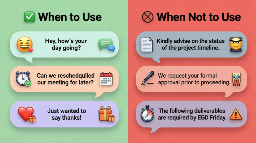 When to Use and When Not to Use 444