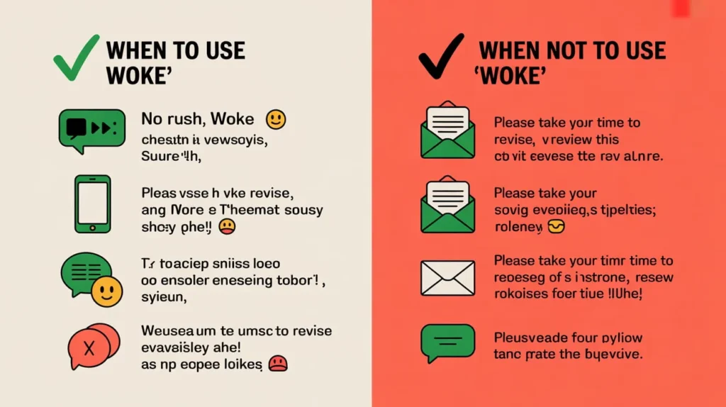When to Use and When Not to Use Woke