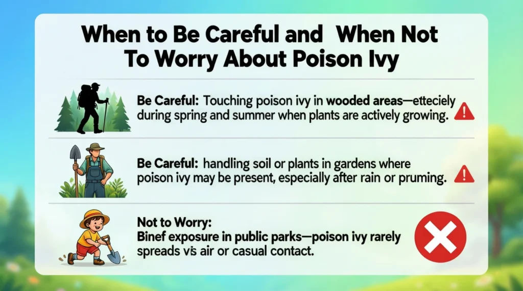 When to Watch Out and When to Avoid Poison Ivy