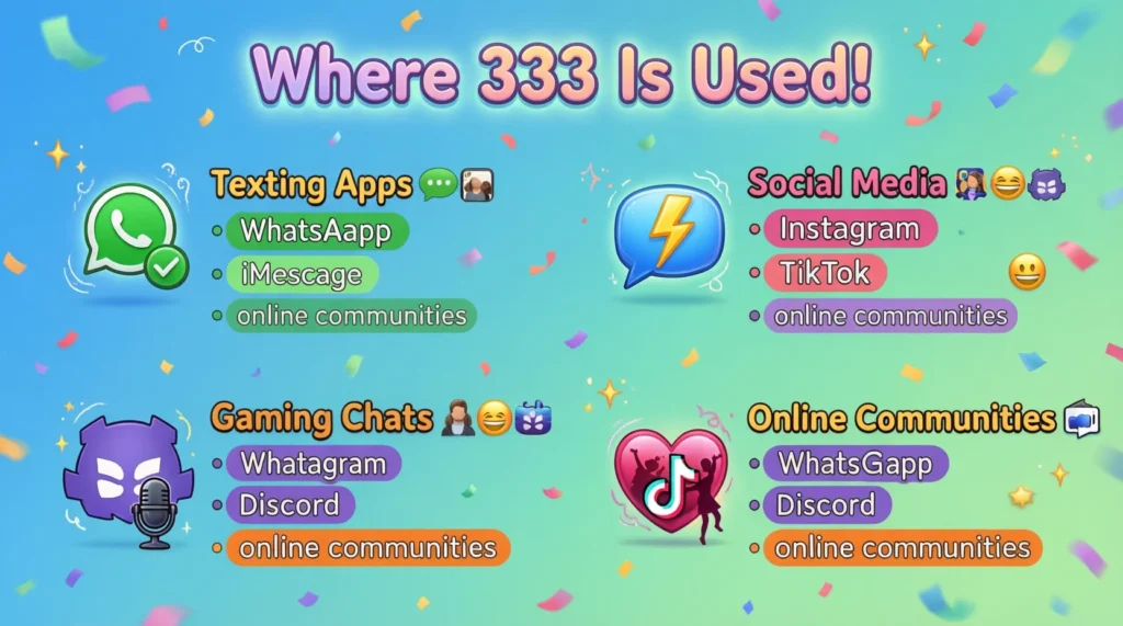Where Is 333 Commonly Used