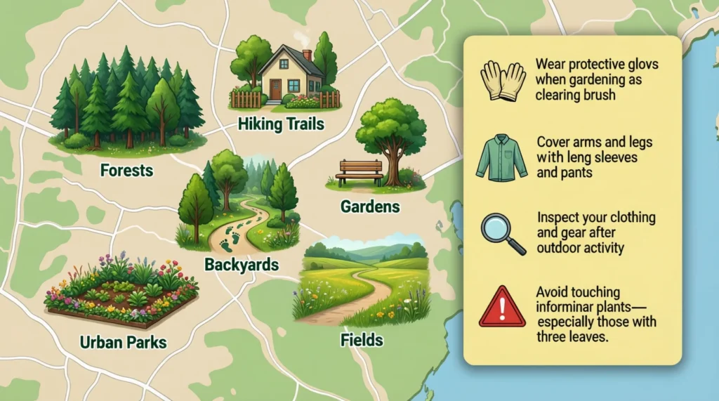 Where Is Poison Ivy Commonly Found