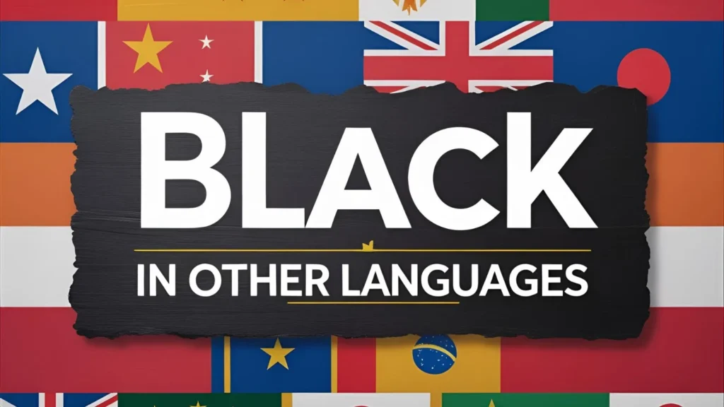 Black in Other Languages 
