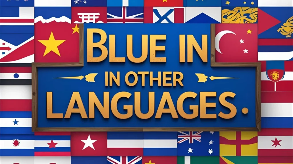 Blue in Other Languages