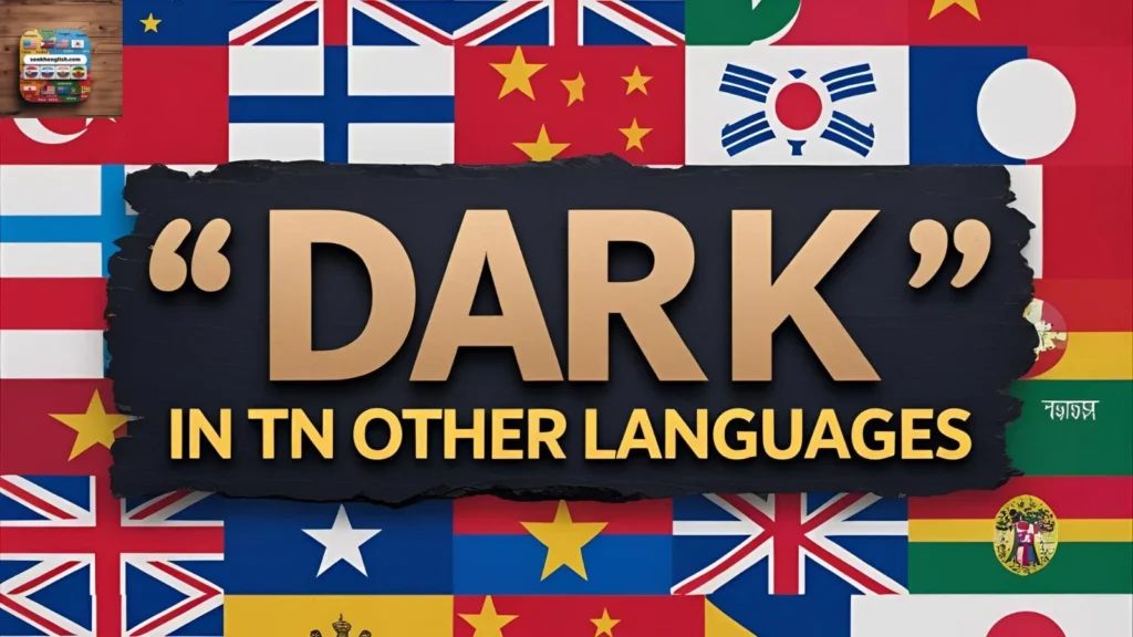 “Dark” in Other Languages