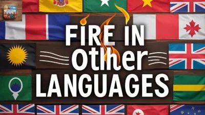 Fire in Other Languages