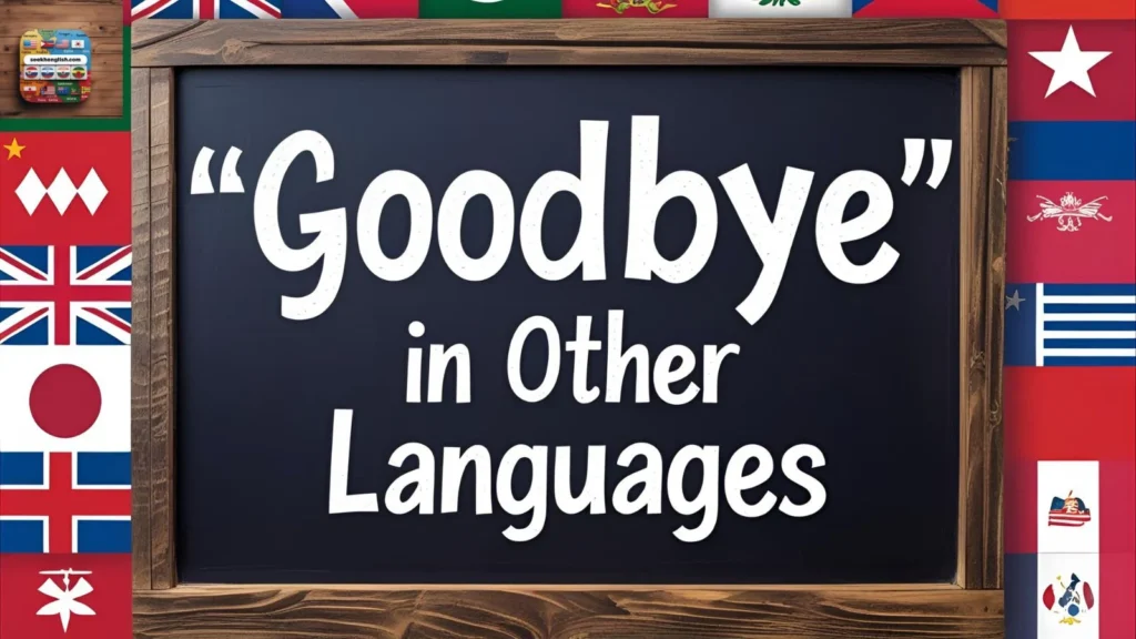 “Goodbye” in Other Languages