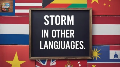 Storm in Other Languages