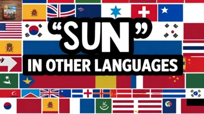 “Sun” in Other Languages