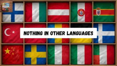 Nothing in Other Languages